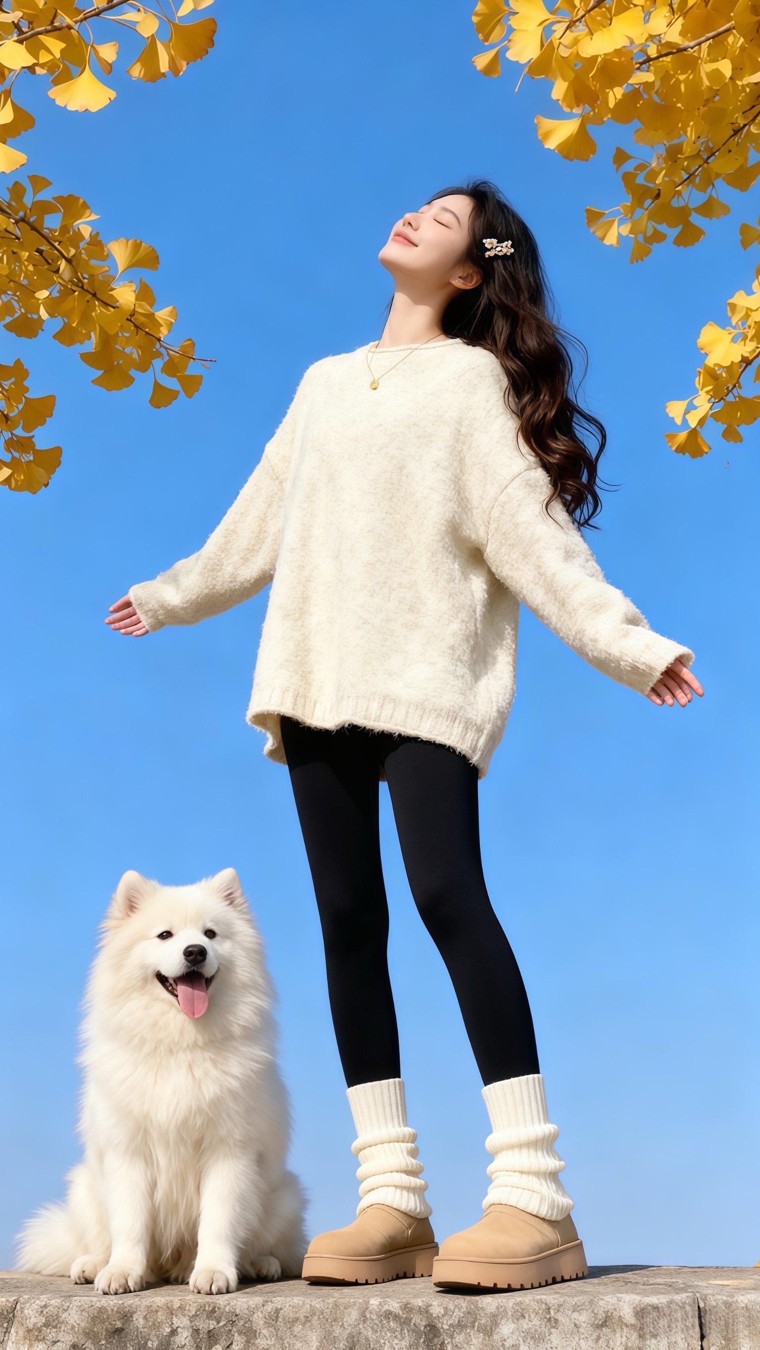 我的冬季暖系户外穿搭 用暖系氛围感打开冬日 原来我是冬日穿搭小天才 暖...