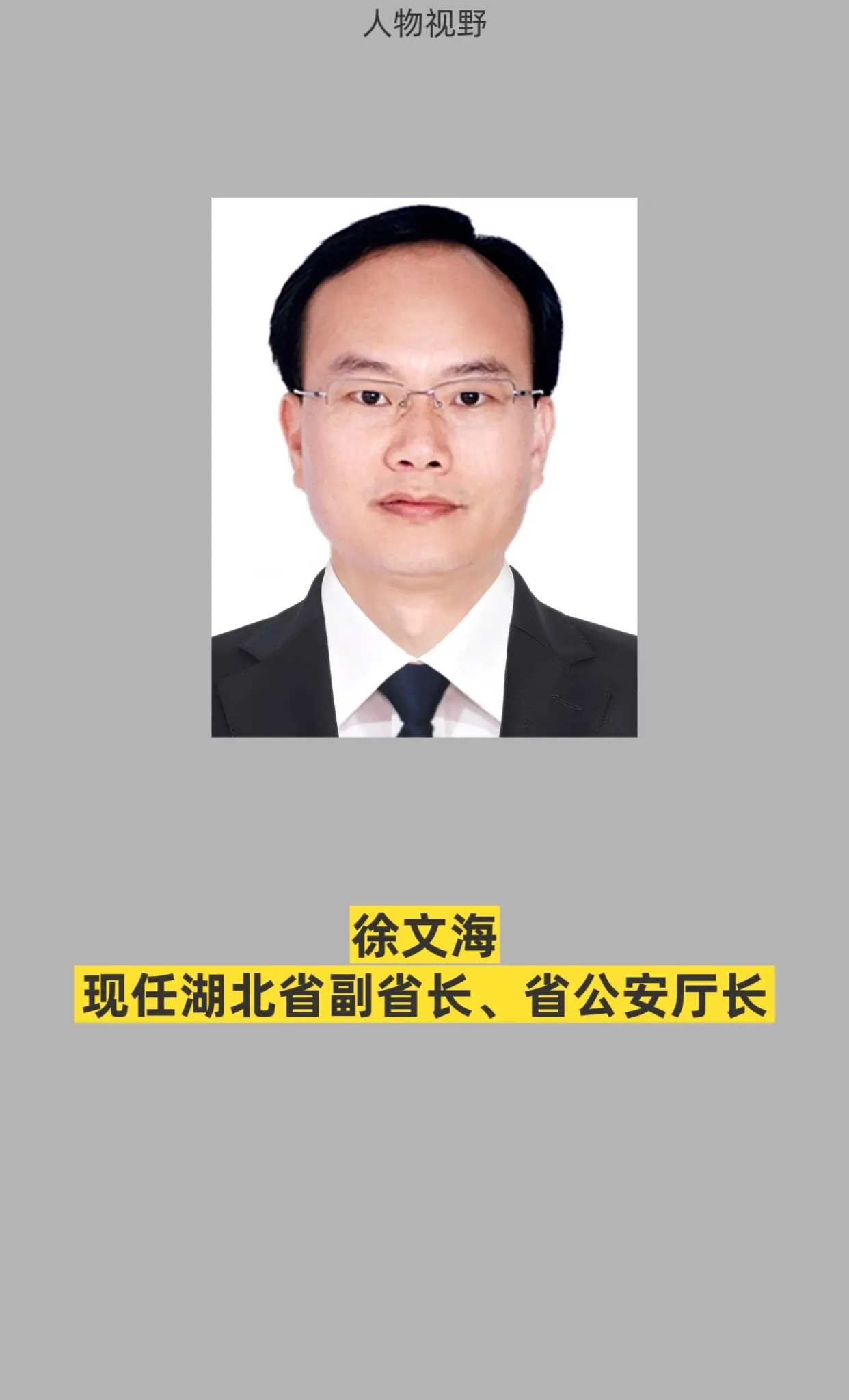 湖北公安厅领导。