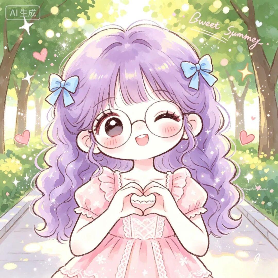 女生头像｜漫步林荫，与美好相逢