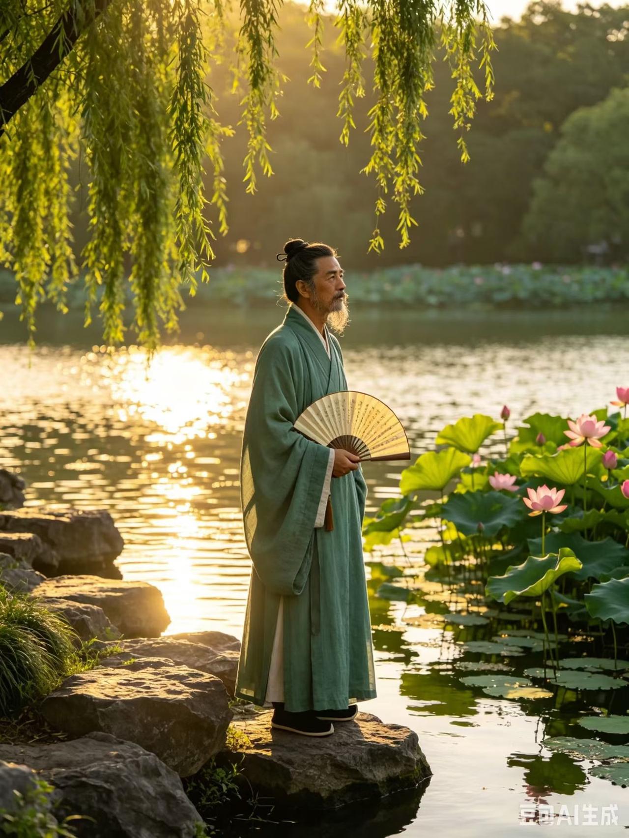 【卧榻】（韩联社）
​卧榻犹见江水阔，
​心轻万事若鸿毛。
​来日方长空豪壮，