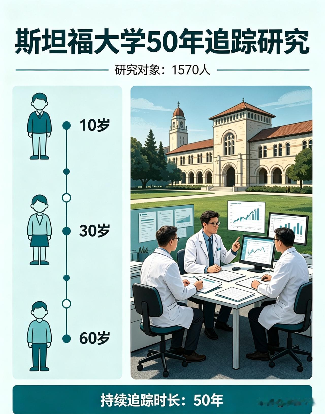 通过50年对1570人的追踪研究证实：
决定人生高度的，是这三种特质。

央视《