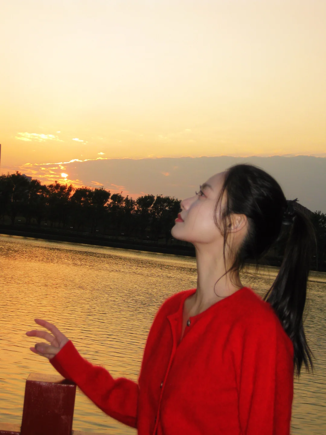 夕阳很应新年的景🧧