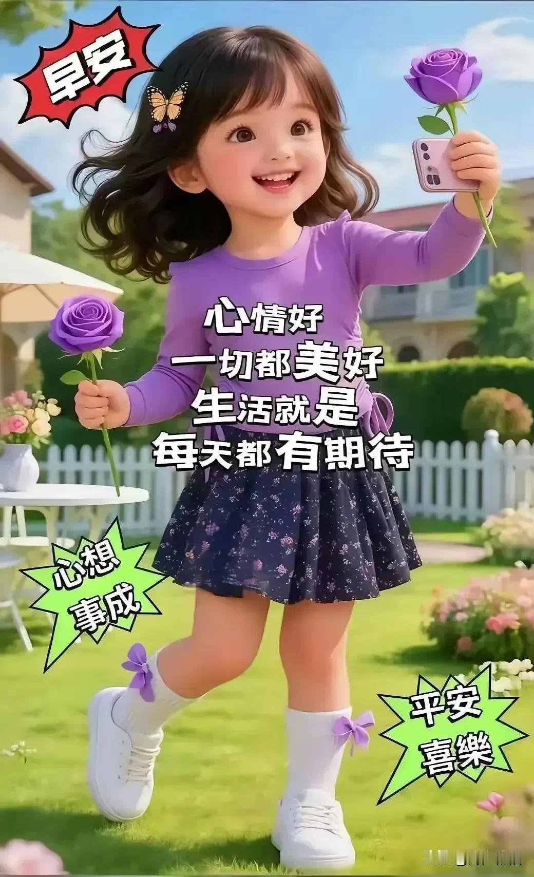 五律《晨祝安康》

康健胜千金，
开怀日日心。
晨来传吉语，
世事尽佳音。
好运