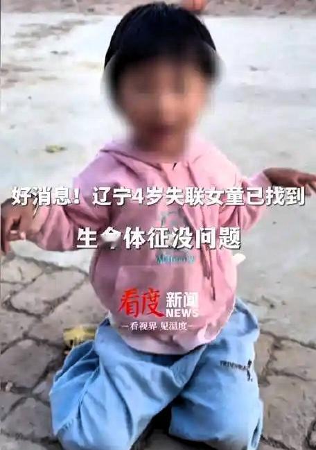 辽宁黑水镇走失的四岁女童找到了！
一个4岁女孩在黑水镇的面包车里睡觉，醒来后竟离