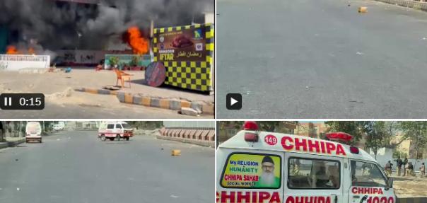 突发新闻！报道称，美国海军陆战队在卡拉奇美国
领事馆外向巴基斯坦抗议群众开火。