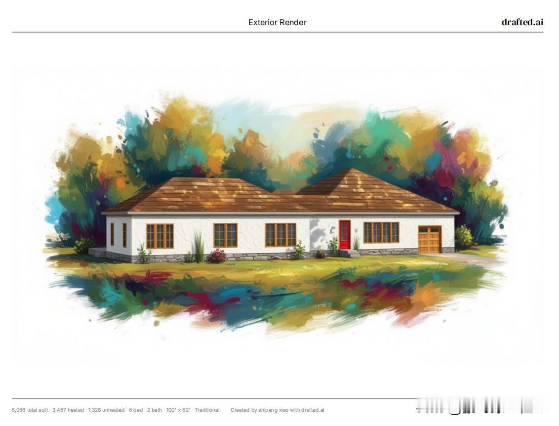 以后人人都设计师了，这是我不到5分钟出具的方案，还带三维模型。这个软件任意的勾勒