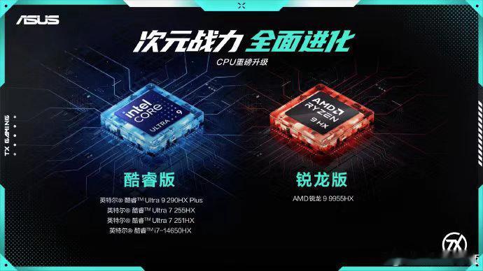 华硕天选7ProZ世代本命游戏本！300Hz高刷护眼屏，RTX50显卡强芯，轻薄