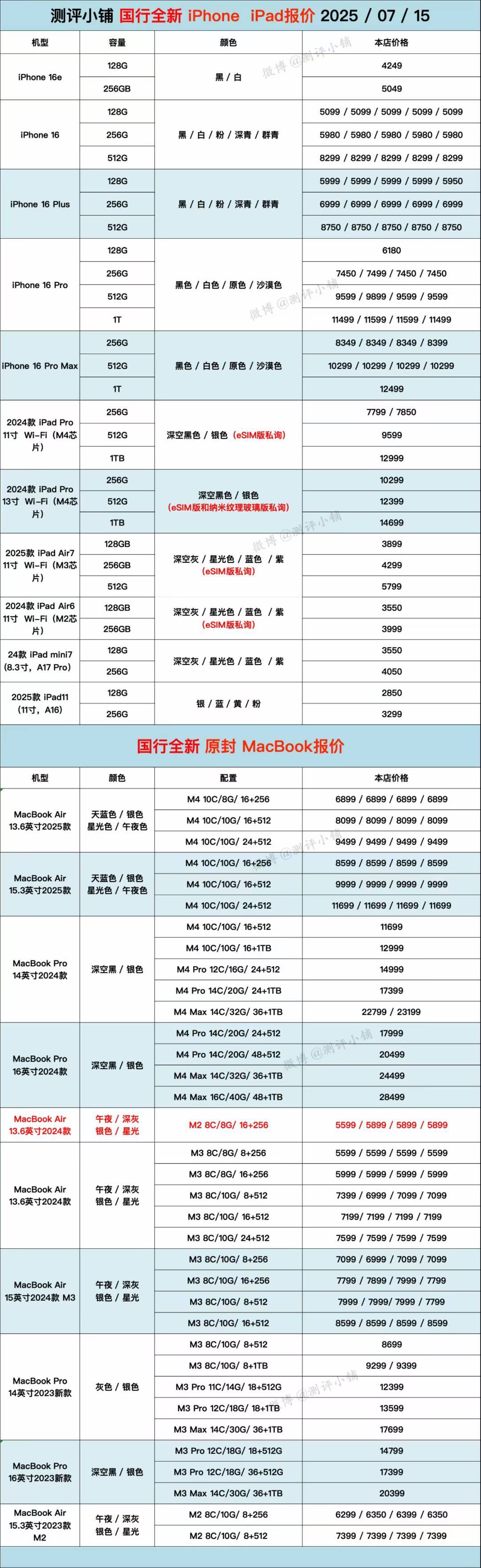 07-15国行全新机 ​​​