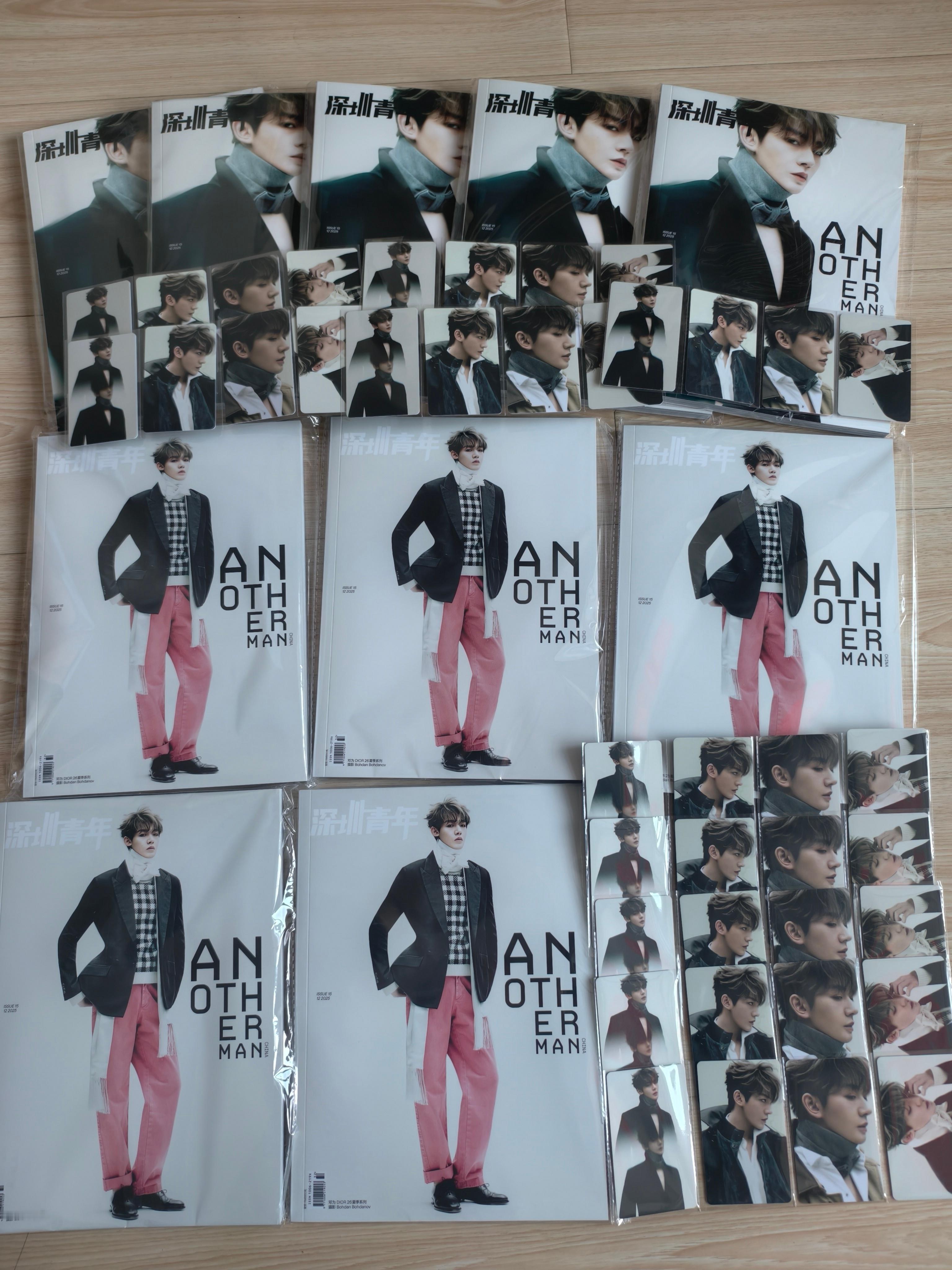 新年第二天就收到了十本AnotherMan杂志为为这本闭年刊杂志是真帅啊啊啊啊啊