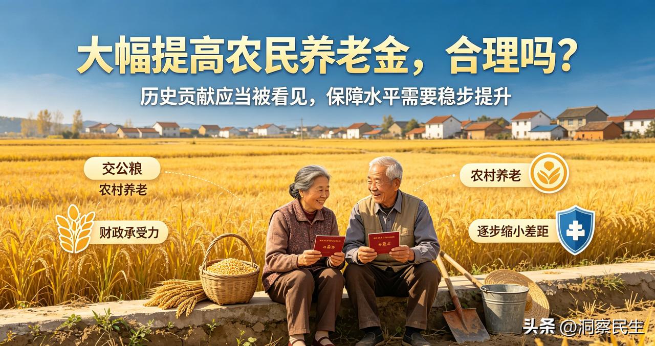 不少农村老人每月养老金微薄，仅够简单糊口，很多人年过七旬仍要劳作，因此不少人呼吁