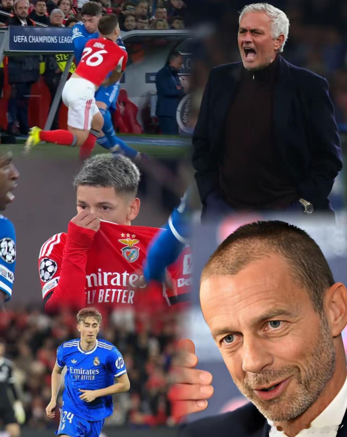 得道者多助，失道者寡助明晚我们都是本菲卡球迷……皇马：小丑竟是我自己。双标对待种