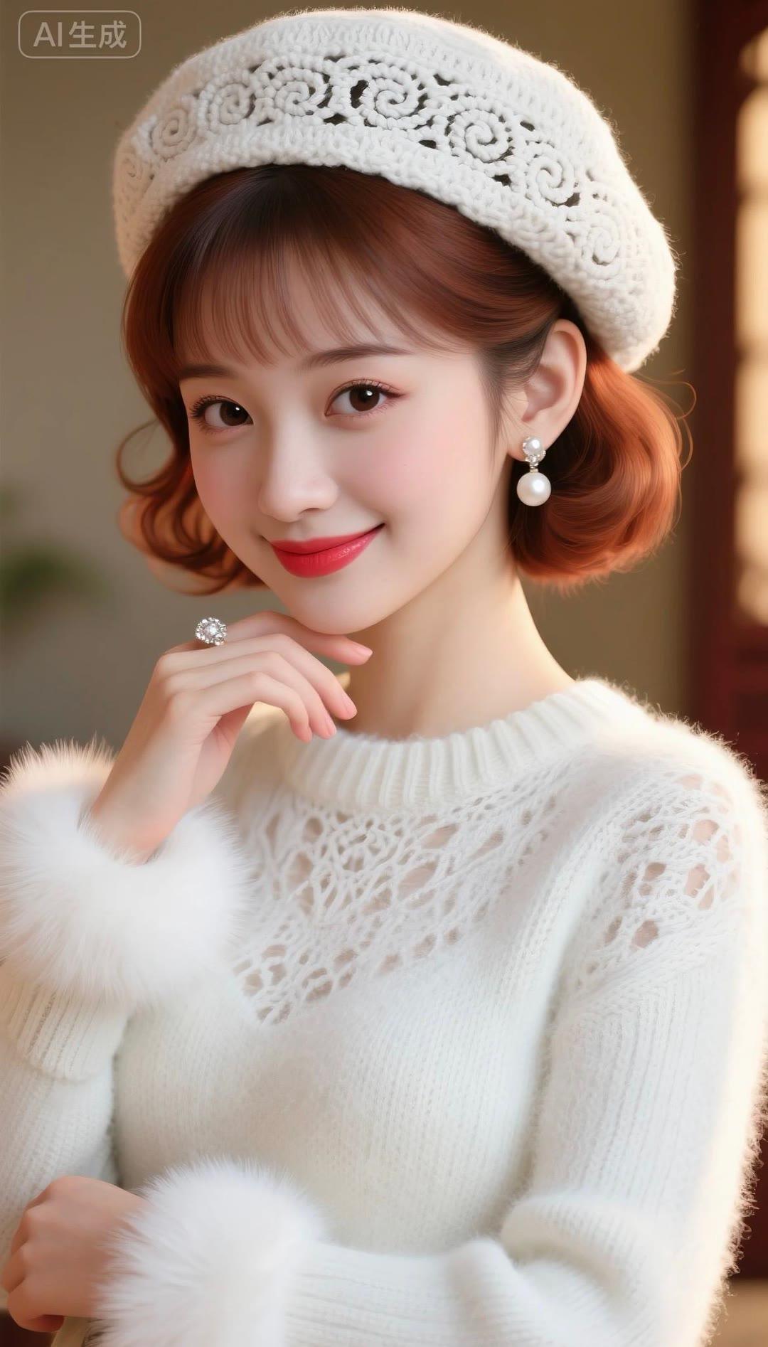 冬日暖阳下，甜美少女穿搭，温暖又迷人！🌞👗💄