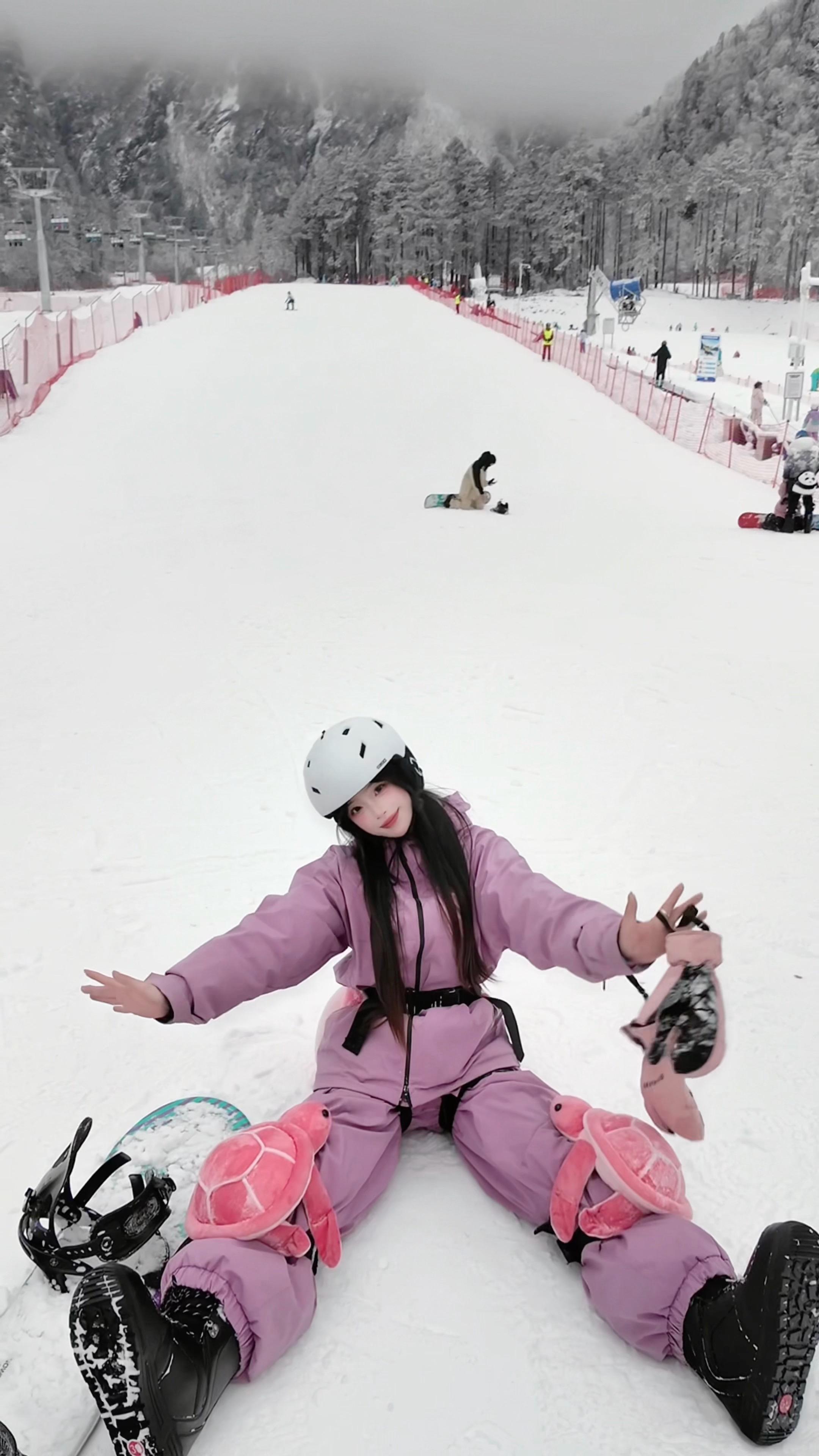 摔是一时的，帅是一辈子！    🏂