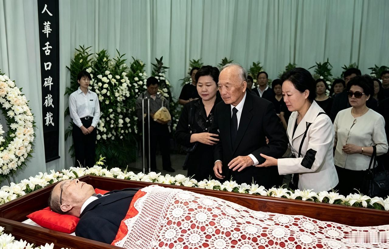2006年10月，知名表演艺术家陈述离世，遗体告别仪式在上海龙华殡仪馆举办。照片