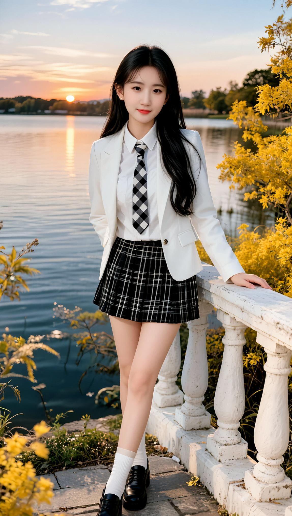 AI秋日JK写真