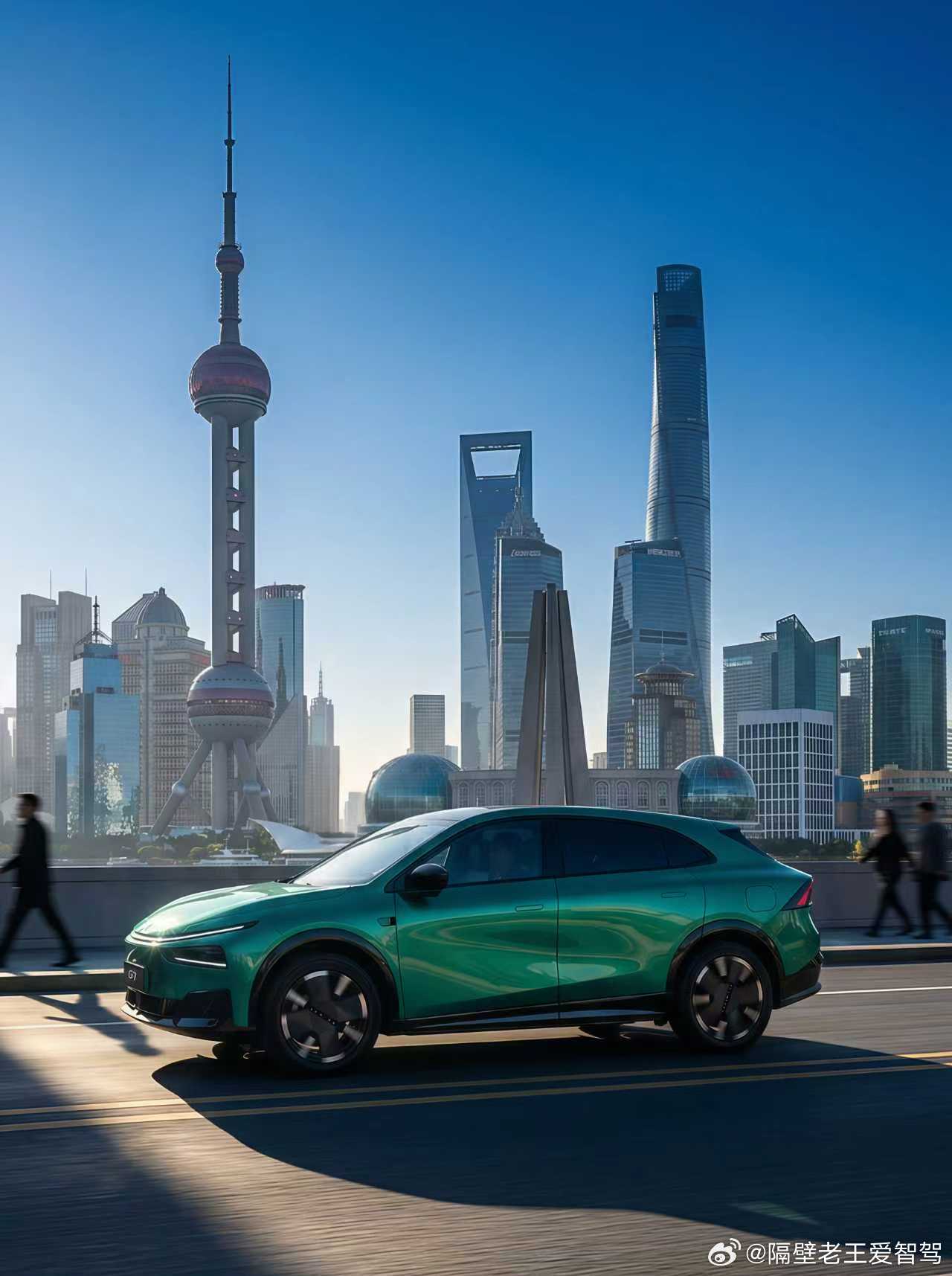 小鹏G7推出两款马年官方定制改色：翡翠绿、青杉蓝 tpu改色膜 8.5mil 质