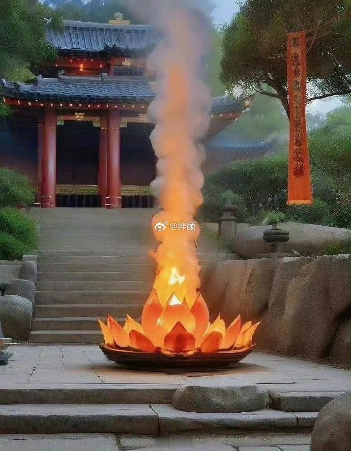 遇到佛香不要走开  许愿真的很灵的！  