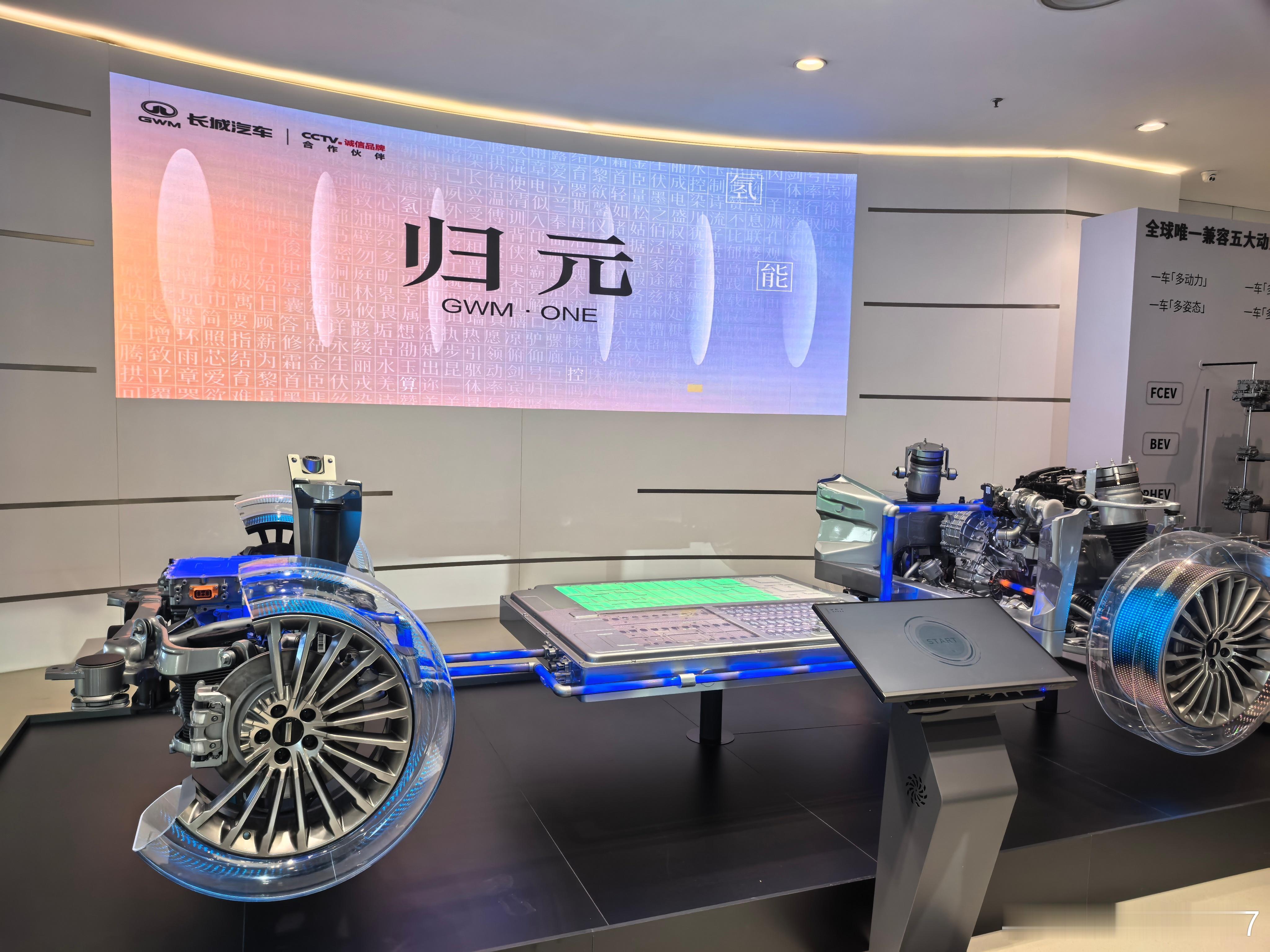 有朋友问归元平台兼容5种动力是哪五种图二就是答案了 长城汽车归元平台发布会