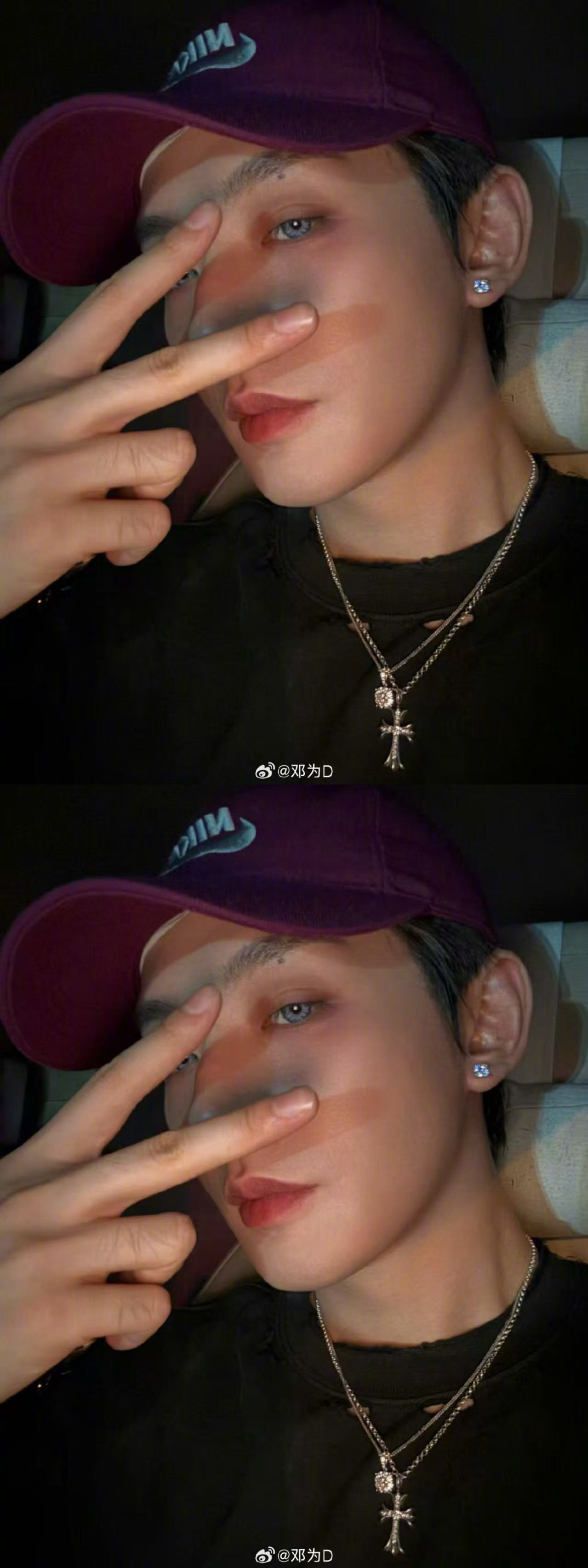 邓为六宫格自拍 [可怜]邓为蓝瞳潮男邓为六宫格自拍营业：说话算数！今天是帅气又宠