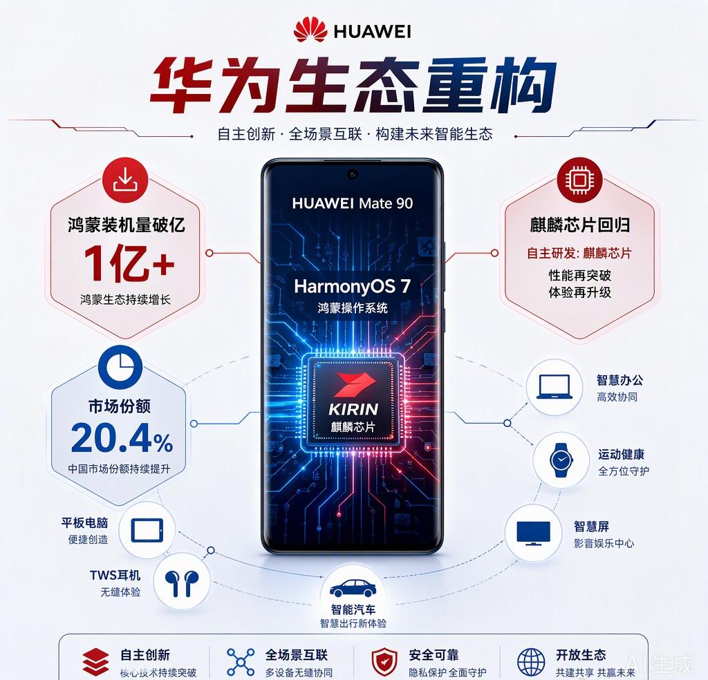 华为在10月28日这波全场景新品发布，本质上是对国产终端生态底层逻辑的一次系统性