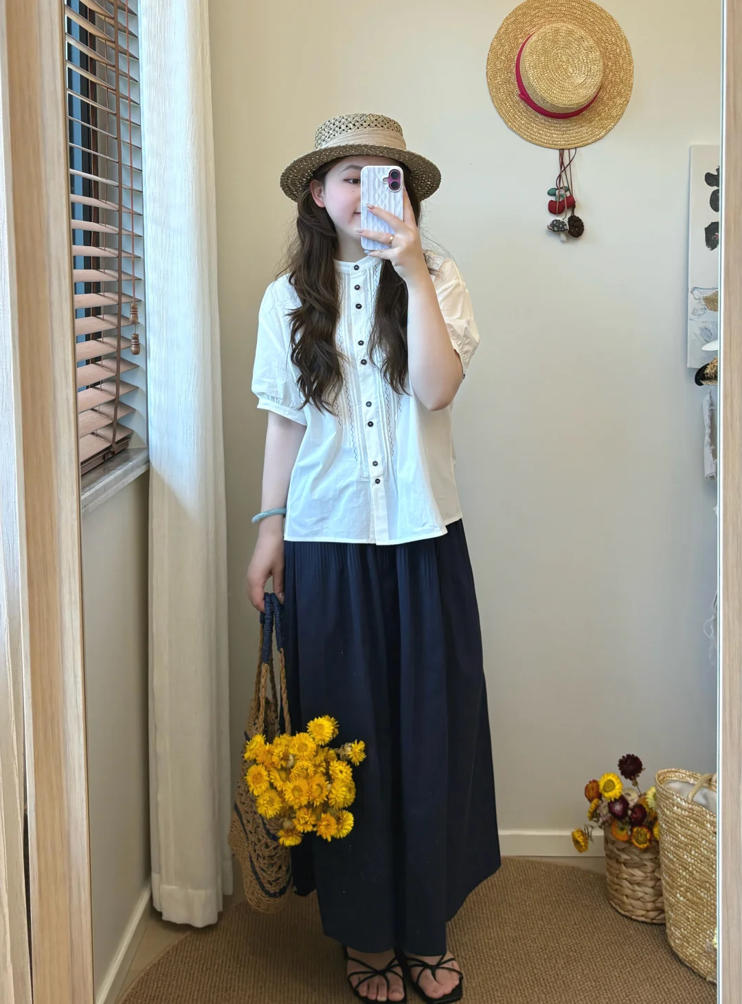 🌼🌼夏天穿白色衬衫太好看了～