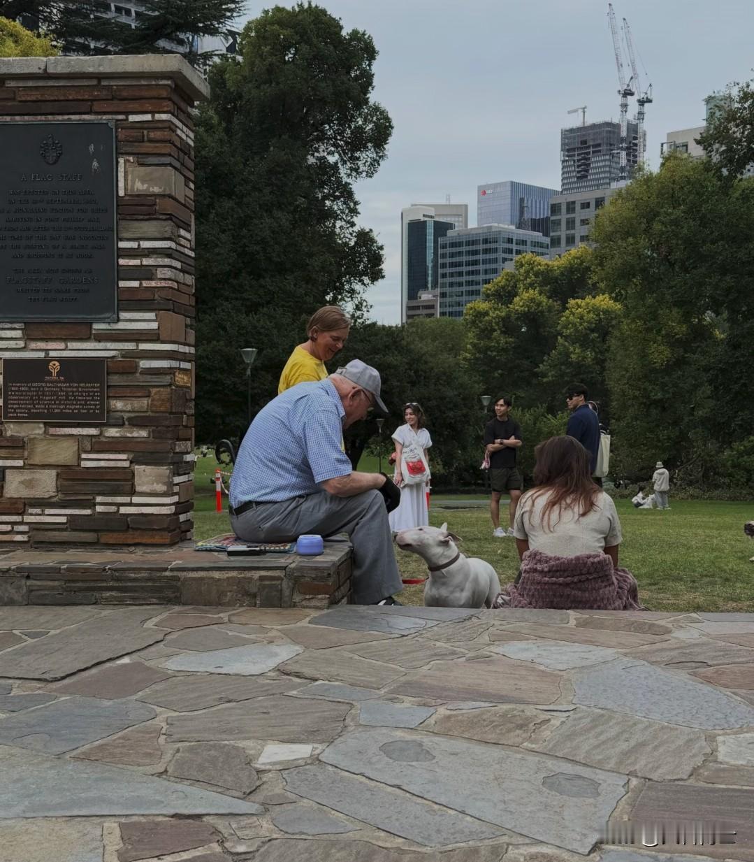 网友发图说在墨尔本遇到了孙红雷，老子找了半天都没找到！

图里一共也就六七个人，