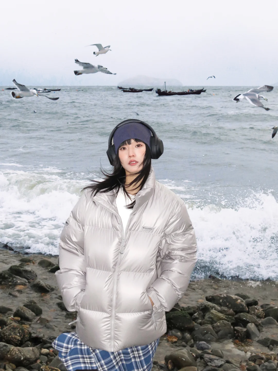 冬日 海浪 不被拘束的自由