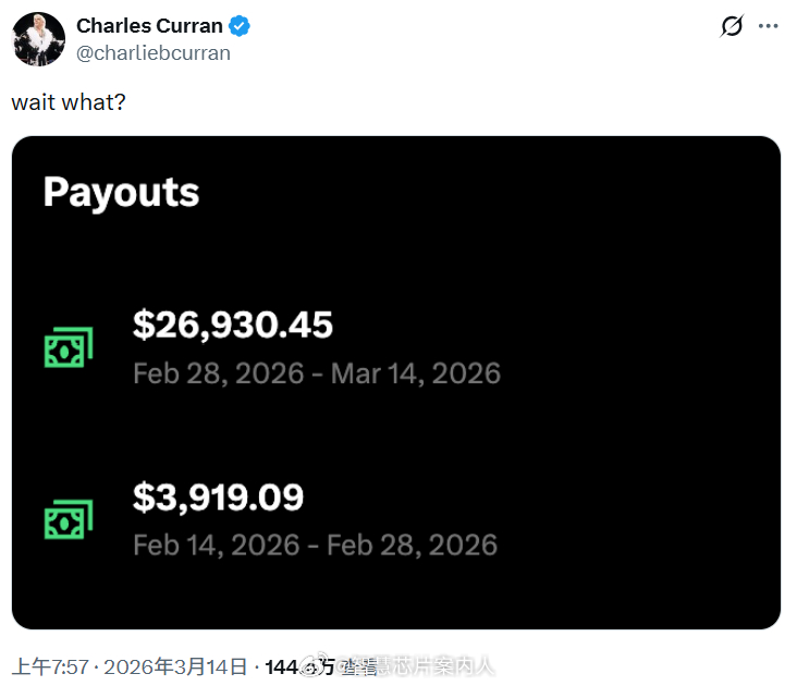 X博主导演Charles Curran在2月14日用Seedance2.0做了一