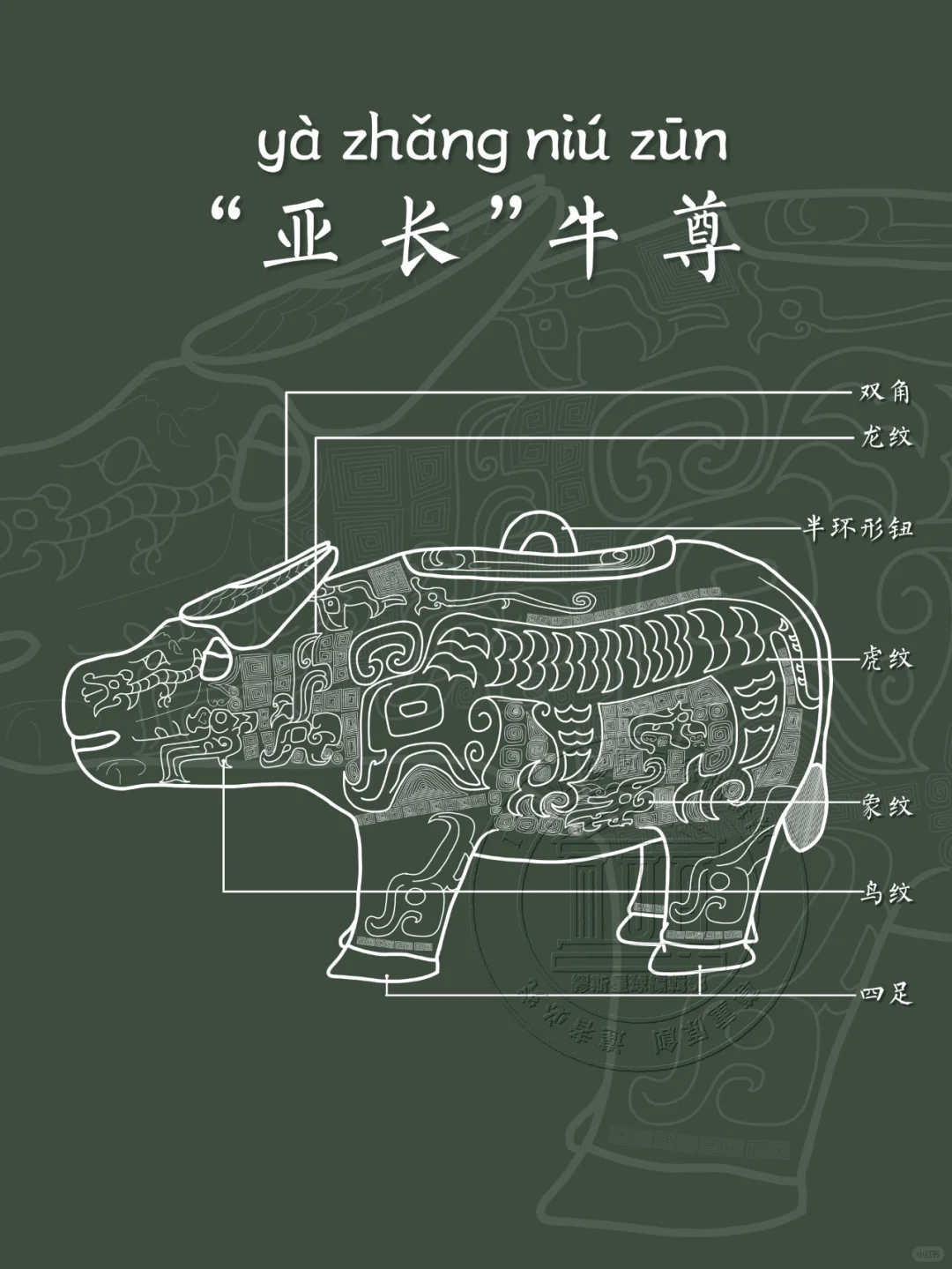 【亚长牛尊】这只憨憨牛竟是三千年前的猛兽