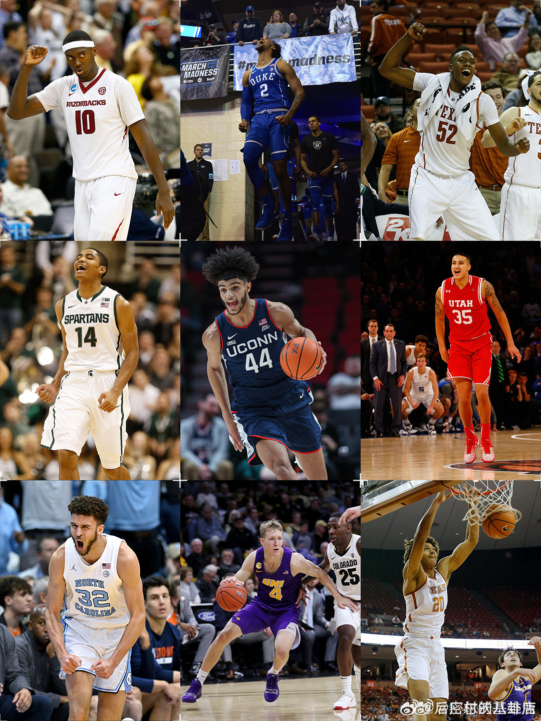 明天将正式开启NCAA疯狂三月！fearthedeer 密尔沃基雄鹿  cr：密