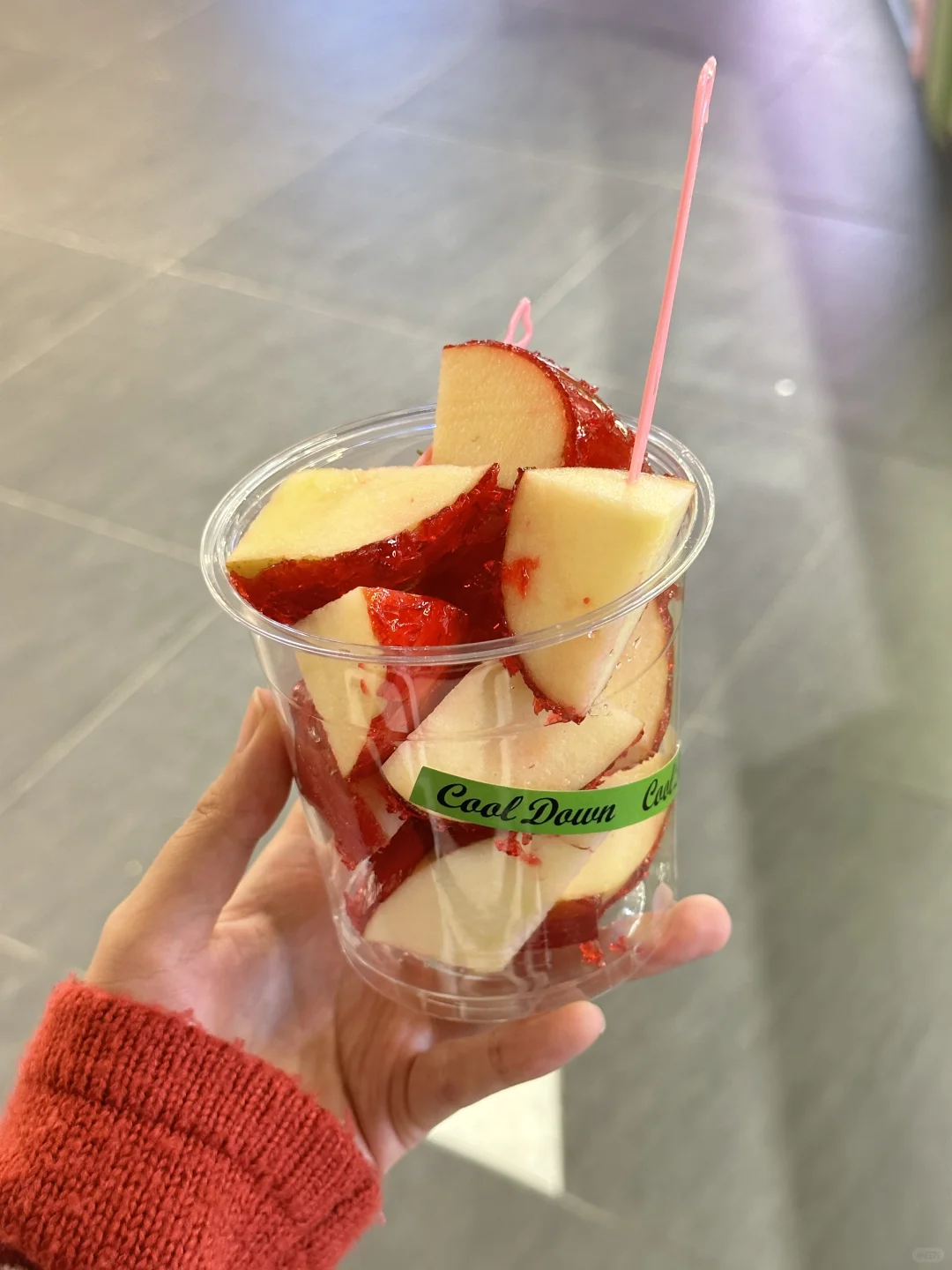 吃上阪急的Candy Apple🍎苹果糖咯