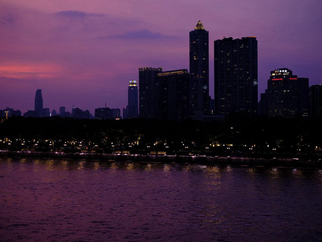 继续分享浪漫的广州夜晚晚霞记录生活摄影作品 富士GFX50S GF80 1.7 