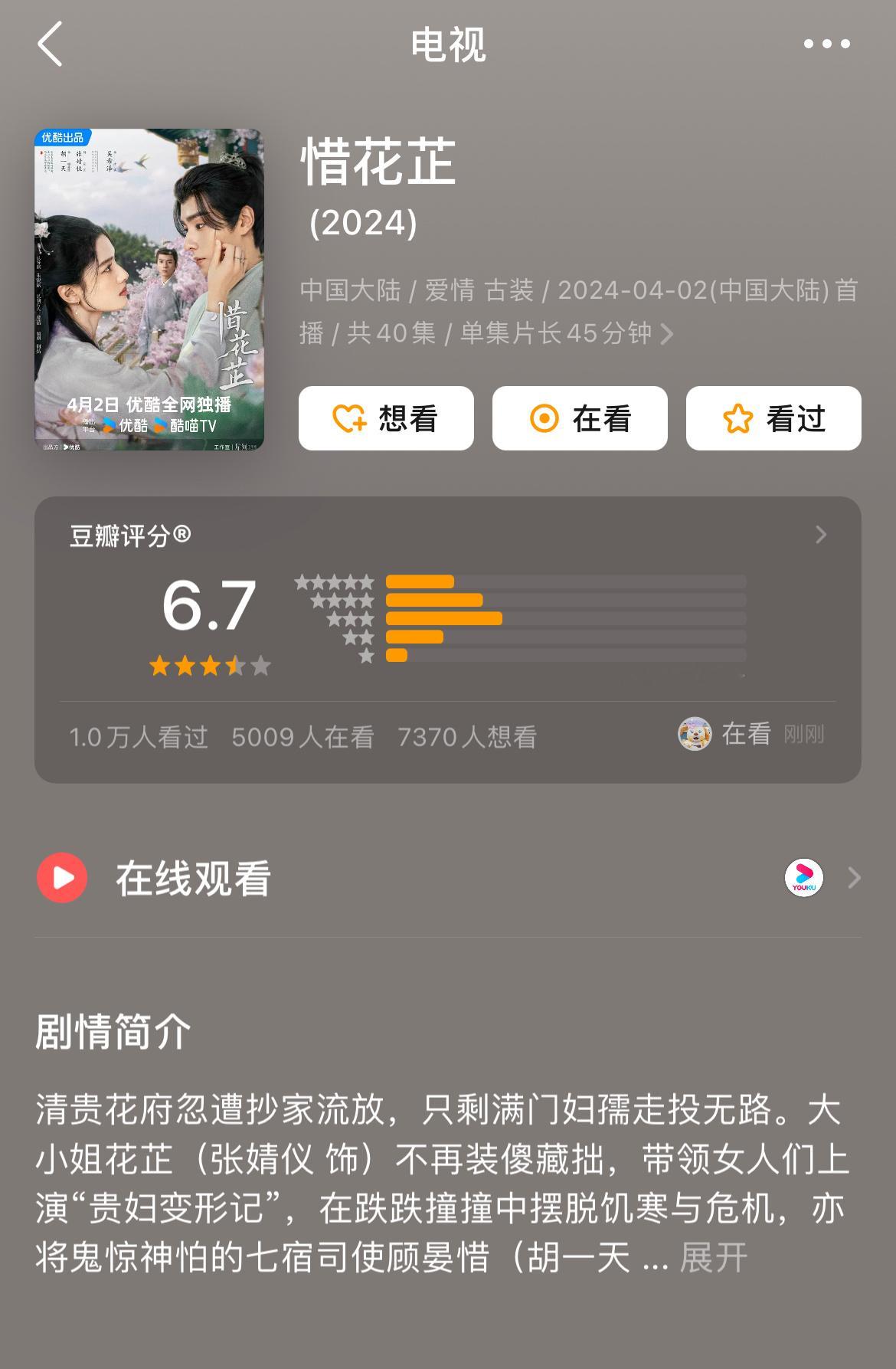#观众老爷们 惜花芷冤枉啊# ​​​