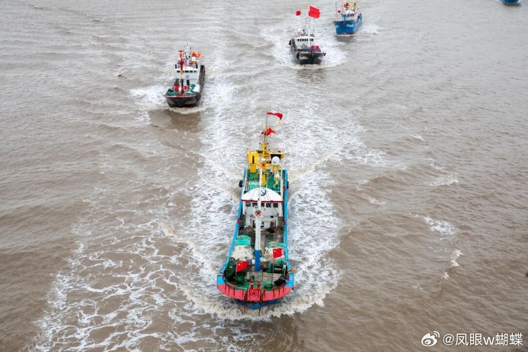 “白海豚”走了，梭子蟹要来了！随着台风“白海豚”影响消退，普陀900余艘桁杆拖虾