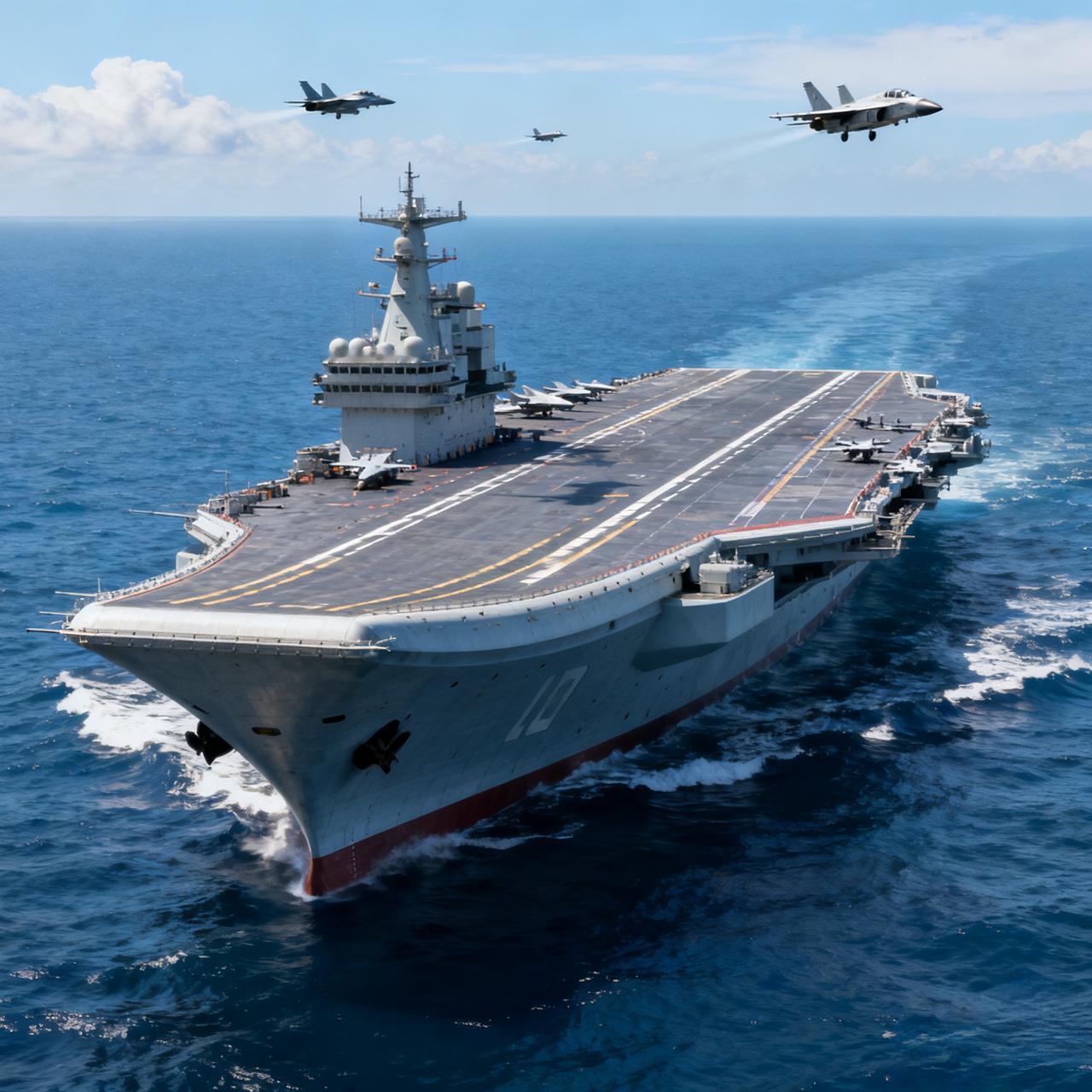 福建舰入列，咱中国海军的