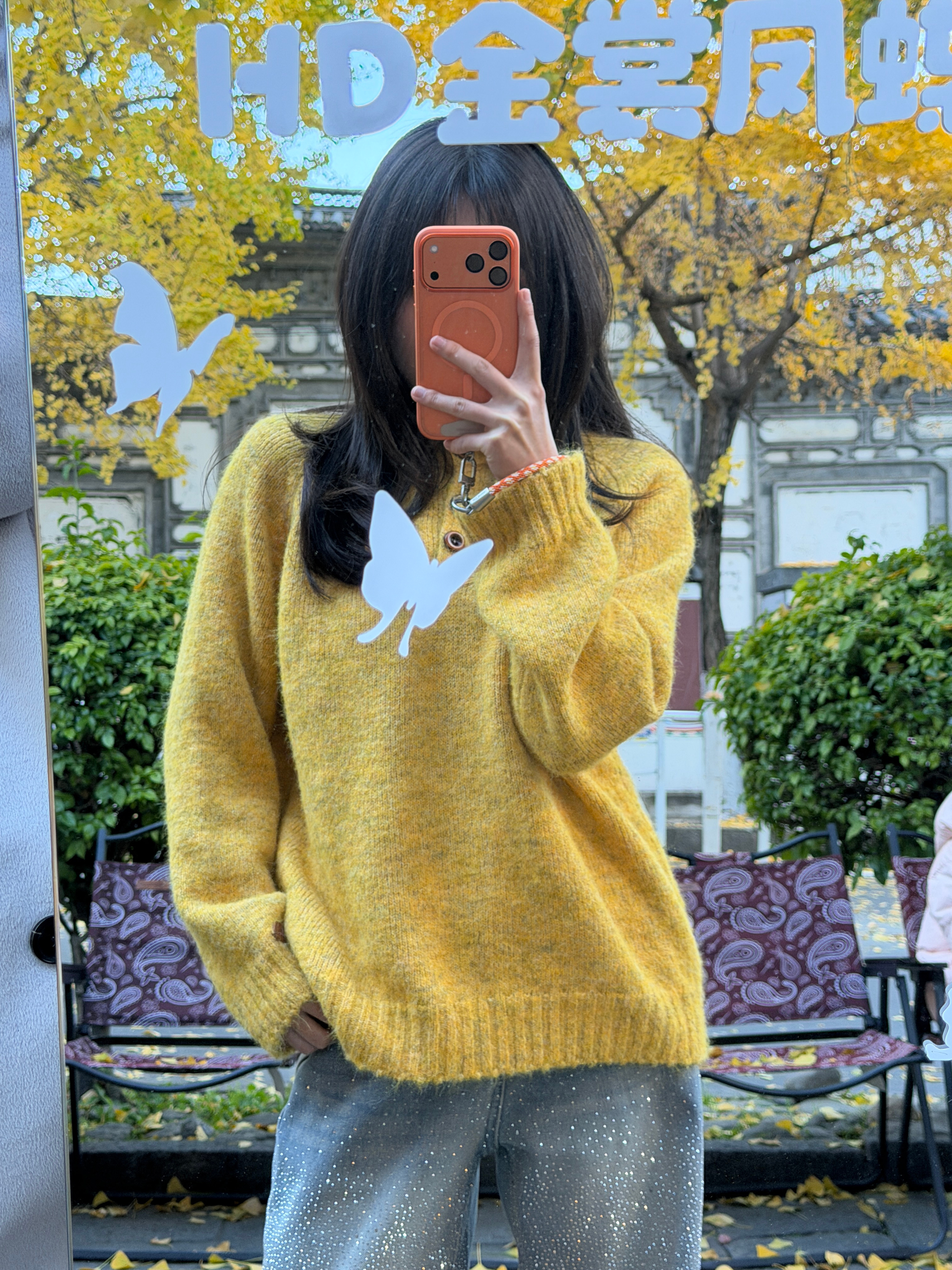 太适合拍银杏了这家店 