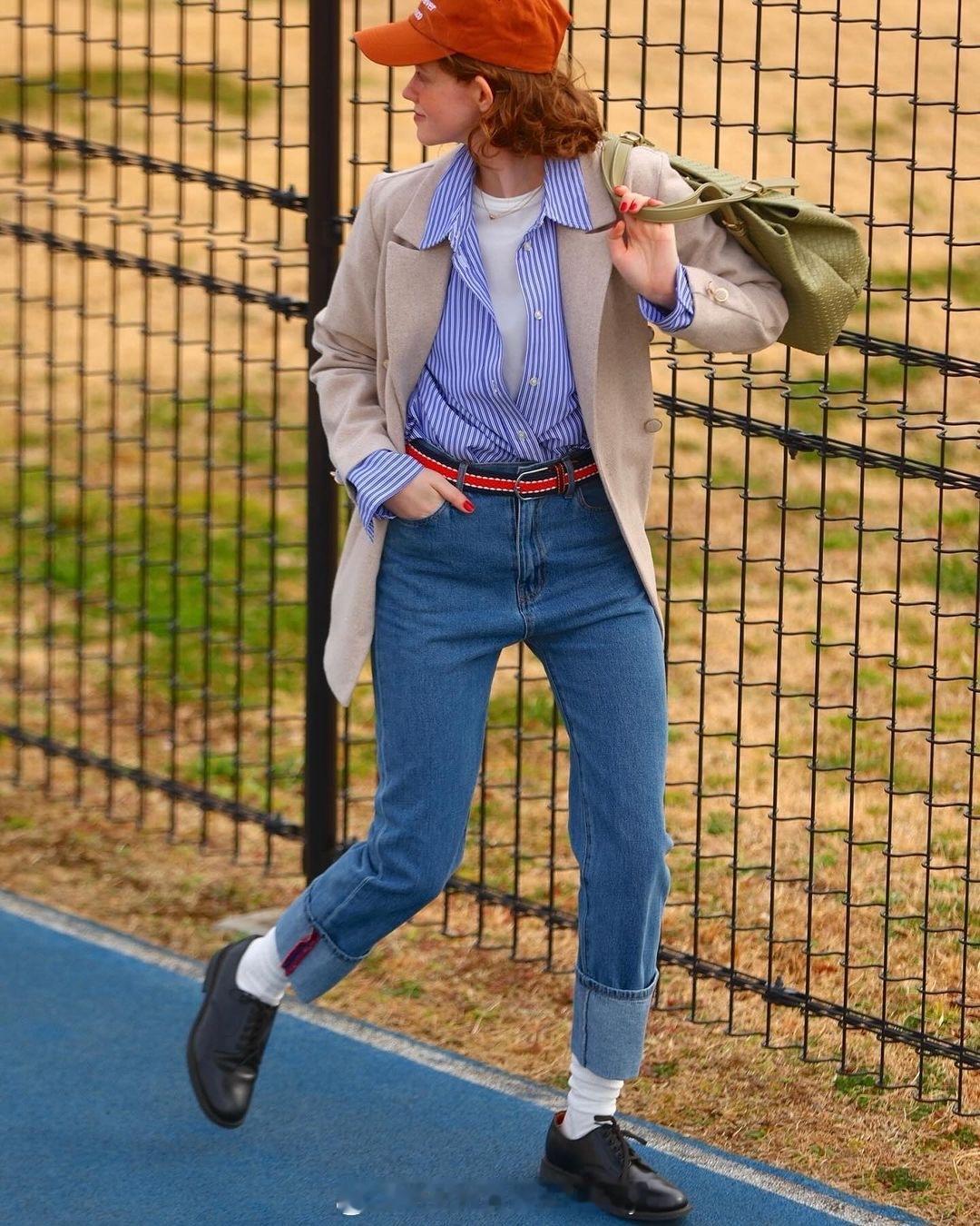 日系早春日常通勤look，简约洋气的风格～ ​​​