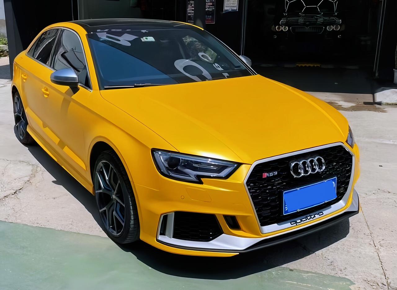 🚗 这套A3前杠总成改好后，看着确实更精神了，中网一上，车头运动感立马出来。底