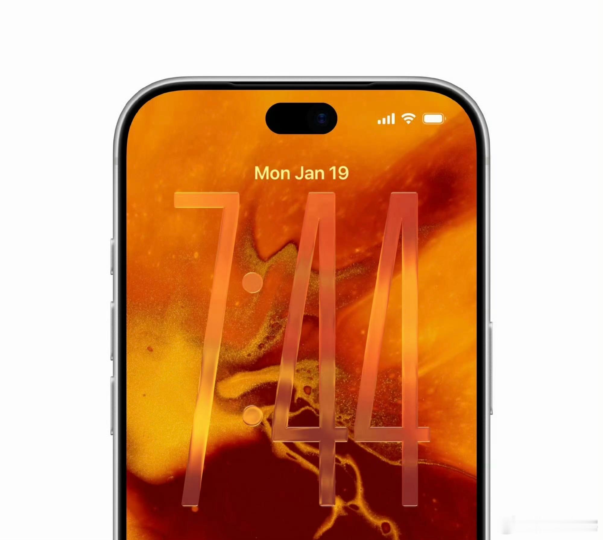 果子最近这是反复试探大家的反应吗？背板没什么好改的，寻思改改屏幕，没想到左挖孔大