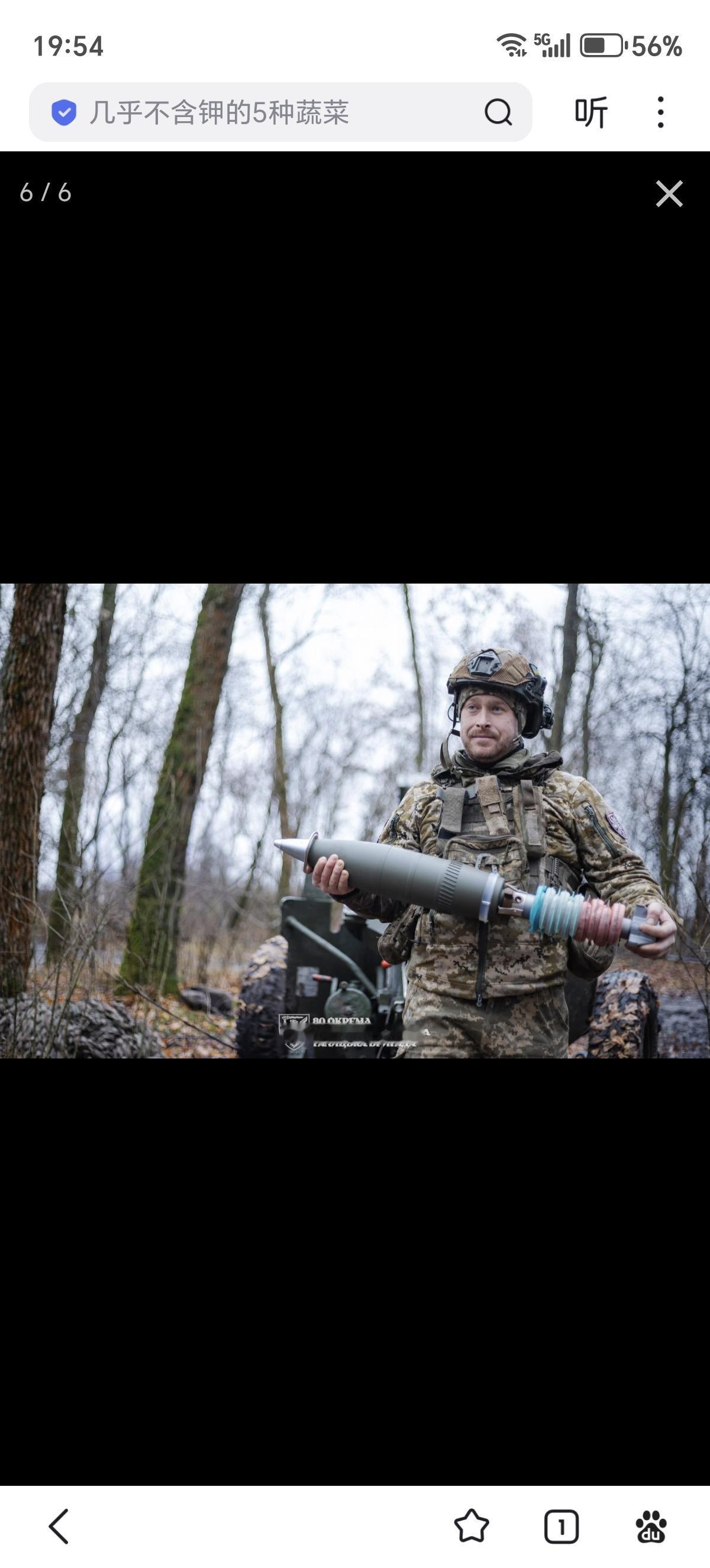 乌克兰第80独立空降突击旅列装一门罕见的120毫米2B16“诺娜-K”牵引式火炮