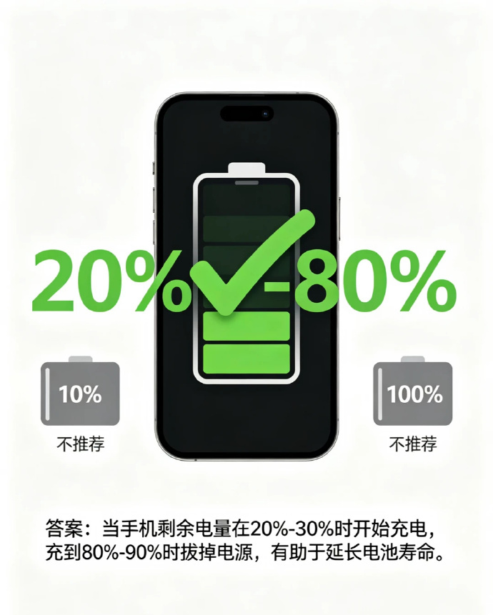 手机充满电会伤电池吗低于20%及时补充到90%以内就收充电时尽量不玩大型应用这三