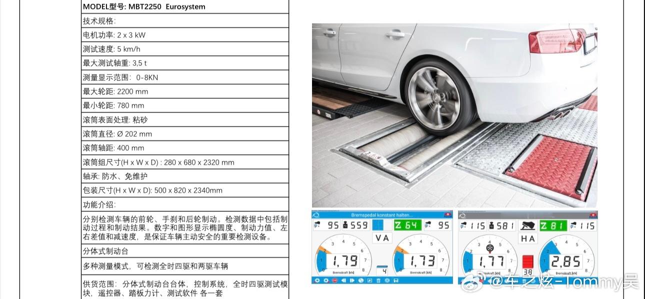 德国MAHA分体式制动测台已定4个月后到货 又是全国首台感谢MAHA中国大力支持