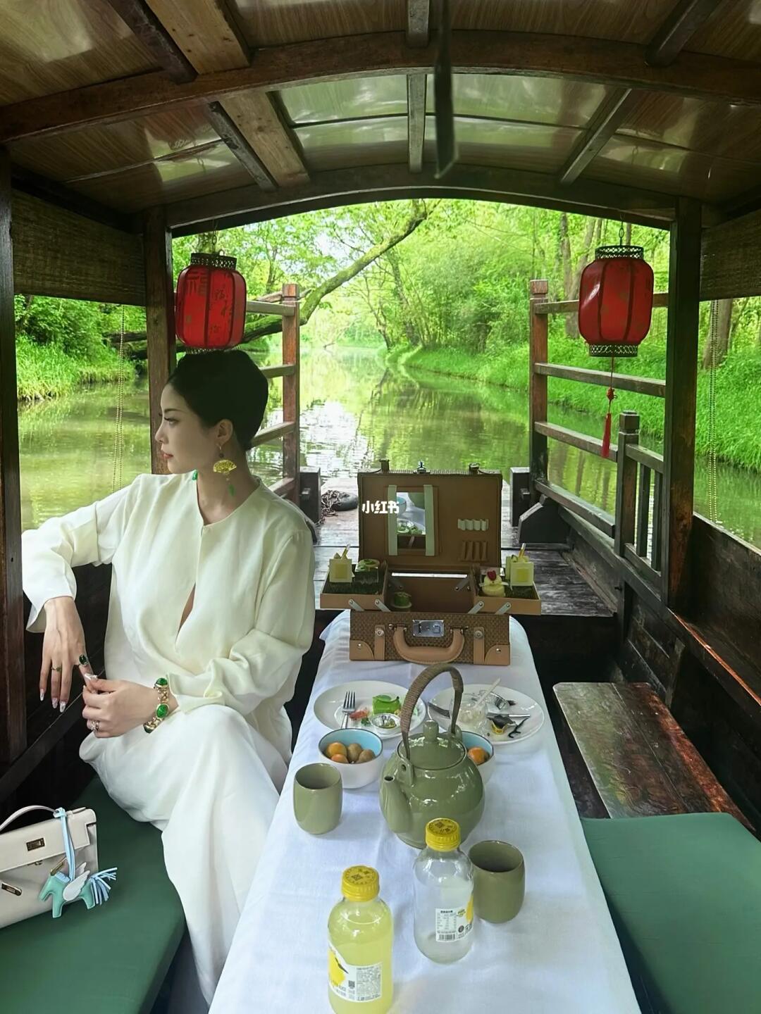 孕中期旅行｜杭州游船下午茶