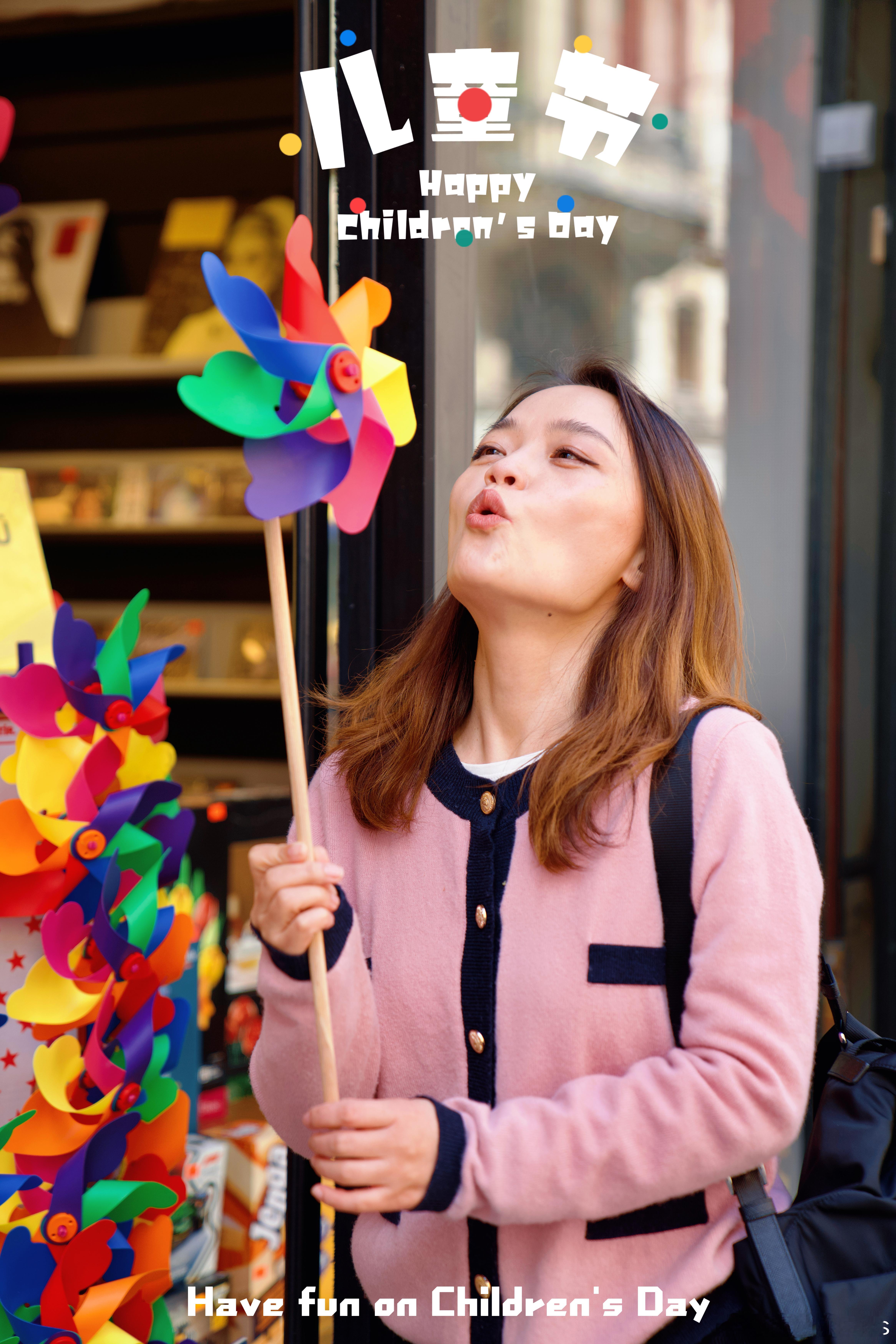 “做个快乐小孩吧～”🎈长大的人生也可以蹦蹦跳跳
