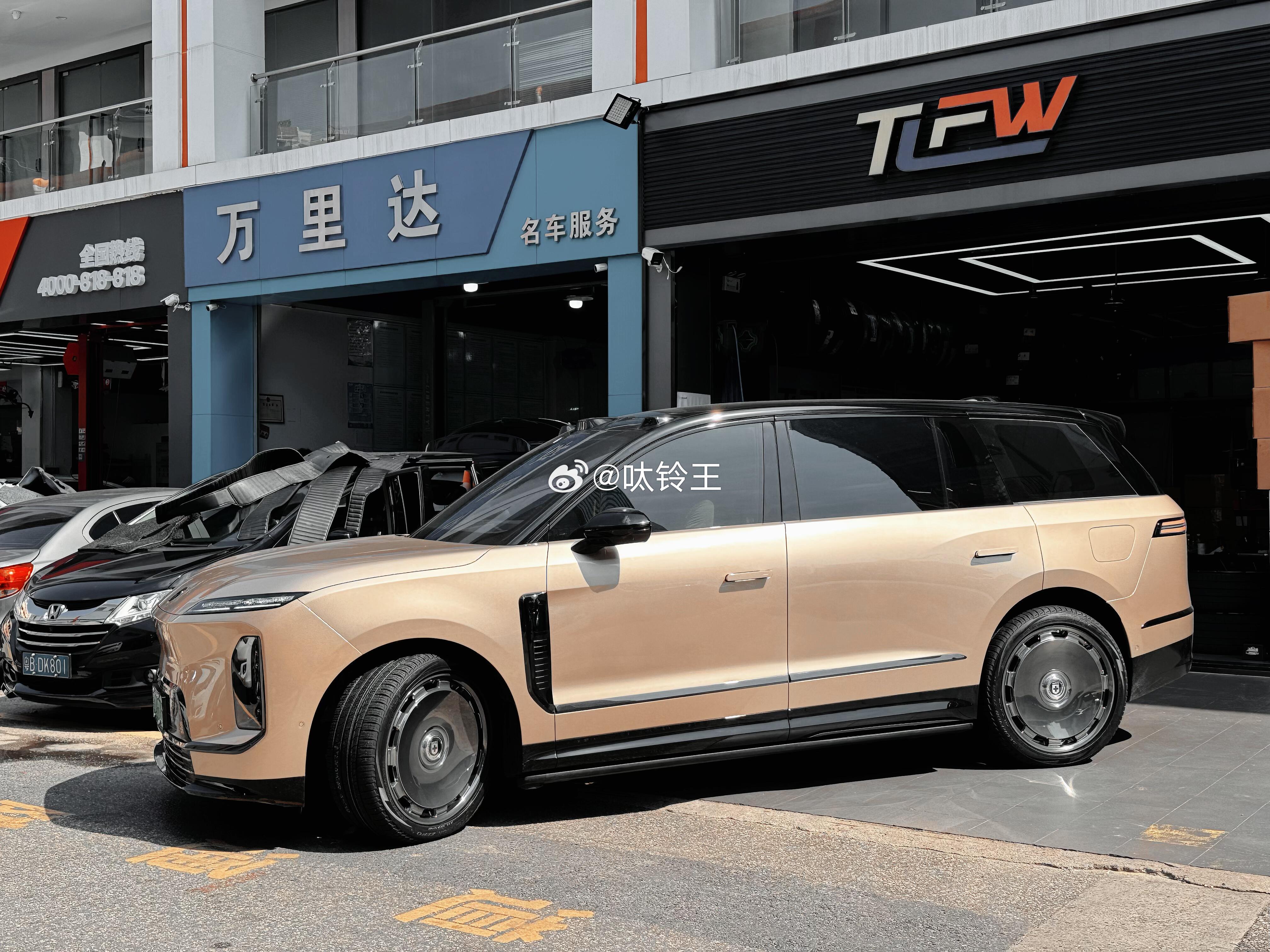 蔚来 ES9 完工案例，TLFW FORGED 出品， 抛光灰颜色、质感满满！倍