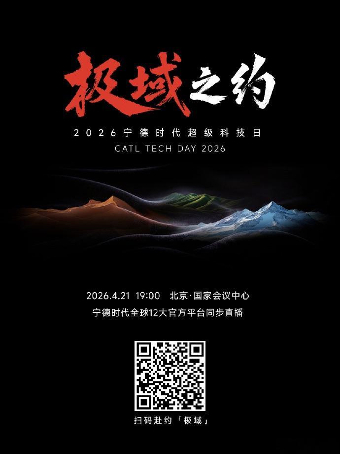 宁德时代吴凯称多化学体系是必选项 让向往，皆可往！4月21日 19:00 202
