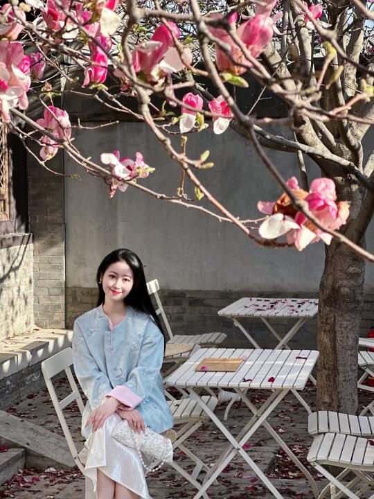 赶上了今年南锣鼓巷最后一波玉兰花