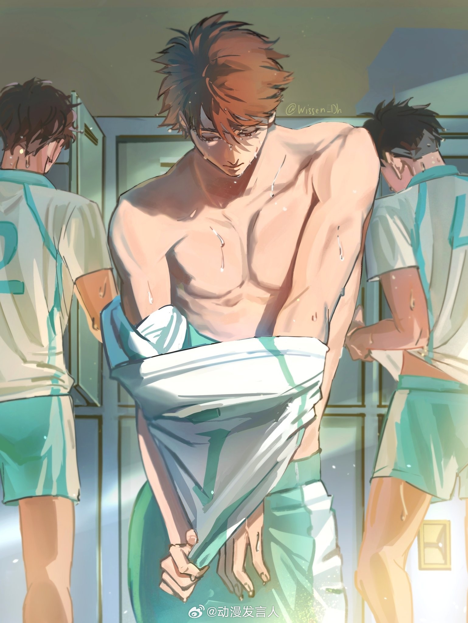 训练后#排球少年##及川彻#Wissen_Dh ​​​