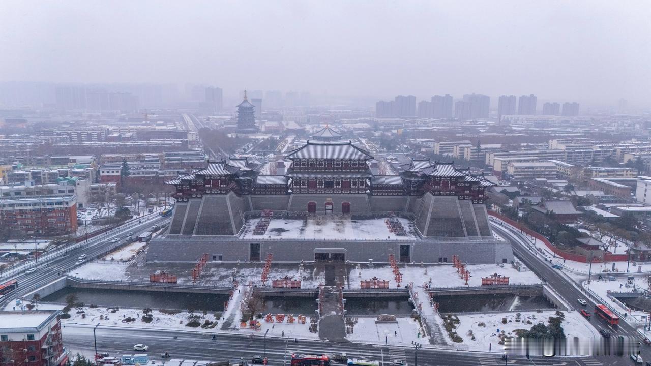 一朝雪落，梦回千年！隋唐洛阳城 神都