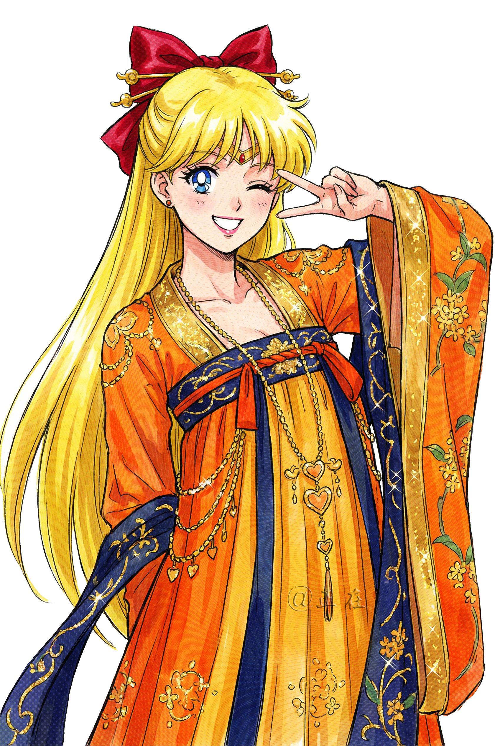 当八位美少女战士来到古风世界。